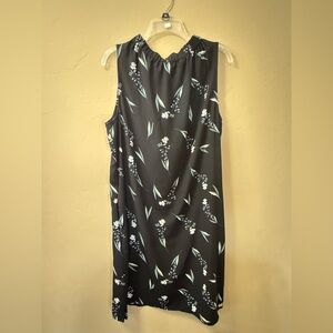 Apt. 9 Black Floral Midi Dress
